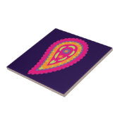 Kleurrijk Paisley Tegeltje (Zijkant)