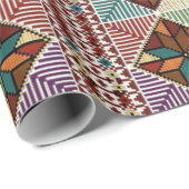 Kleurrijk Palestijns Tatreez print inpakpapier (Rol Hoek)