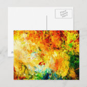 Kleurrijk palet van de kunstenaar briefkaart (Voorkant / Achterkant)