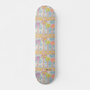 Kleurrijk palm-Skateboard Skateboard