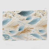 Kleurrijk pampasgras golfhanddoek (Horizontaal)