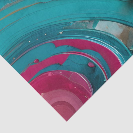 Kleurrijk papier Collage Art Tissue Paper (Detail)