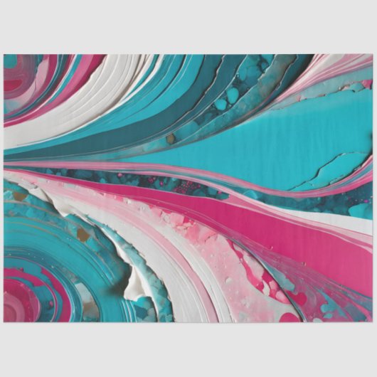 Kleurrijk papier Collage Art Tissue Paper (Voorkant)