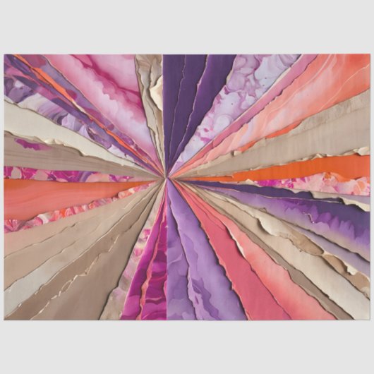 Kleurrijk papier Collage Art Tissue Paper (Voorkant)