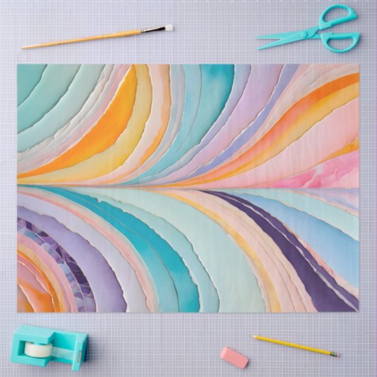 Kleurrijk papier Collage Art Tissue Paper (Craft)