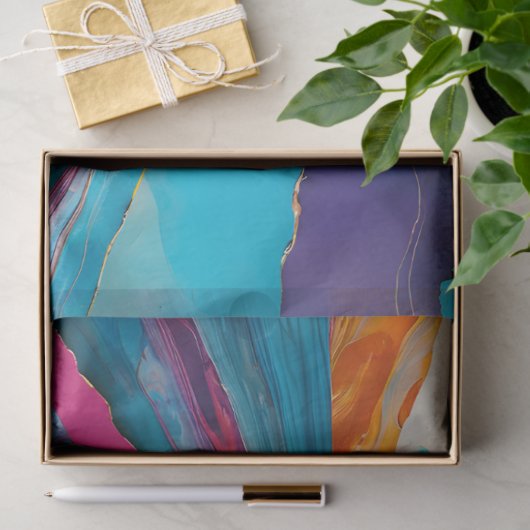 Kleurrijk papier Collage Art Tissue Paper (Geschenk)