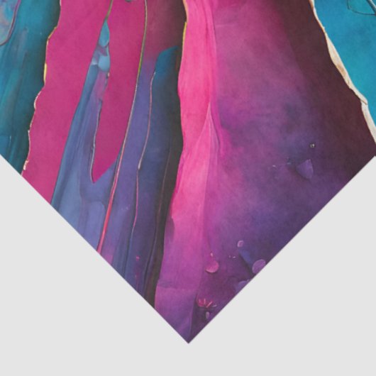 Kleurrijk papier Collage Art Tissue Paper (Detail)