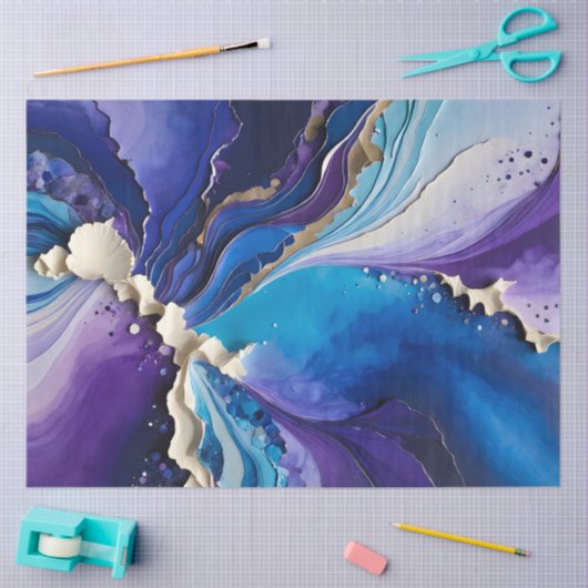 Kleurrijk papier Collage Art Tissue Paper (Craft)