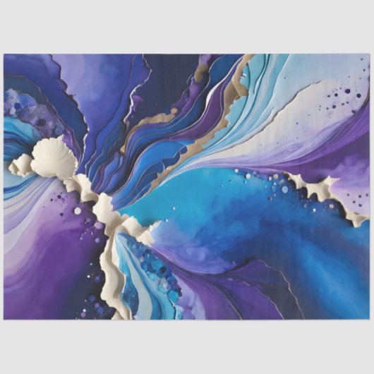 Kleurrijk papier Collage Art Tissue Paper (Voorkant)