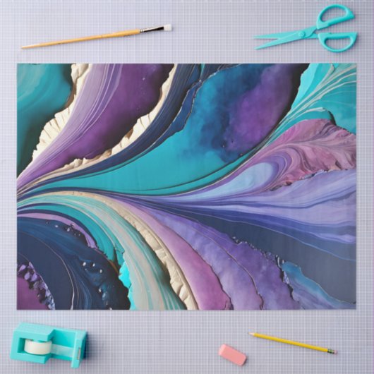 Kleurrijk papier Collage Art Tissue Paper (Craft)