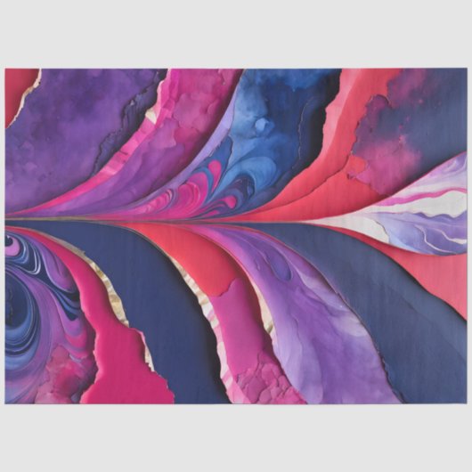 Kleurrijk papier Collage Art Tissue Paper (Voorkant)