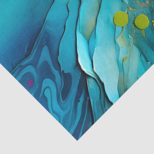 Kleurrijk papier Collage Art Tissue Paper (Detail)