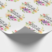 Kleurrijk papier en tekst-het bridepatroon (Hoek)