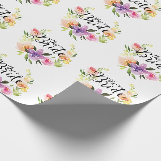 Kleurrijk papier en tekst-het bridepatroon (Hoek)