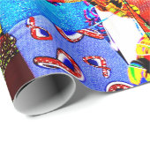 Kleurrijk papier voor afdrukking van Afrikaanse we (Rol Hoek)