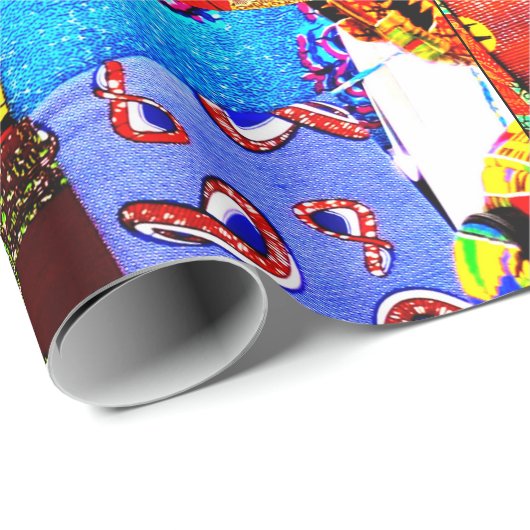 Kleurrijk papier voor afdrukking van Afrikaanse we (Rol Hoek)