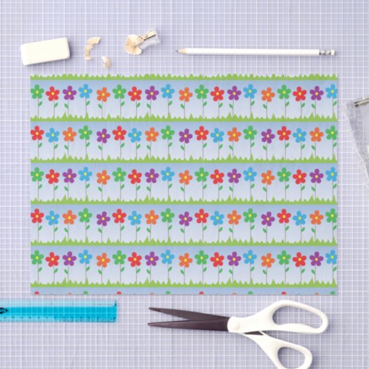 Kleurrijk papier voor bloemen (Craft)