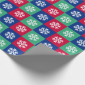 Kleurrijk papier voor fijne kerst en helder kerstp (Hoek)