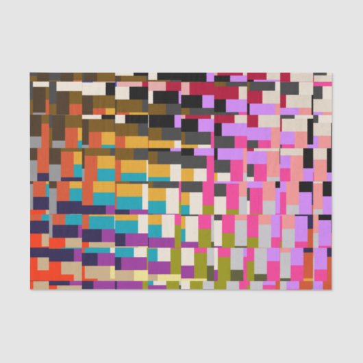 Kleurrijk papier voor geometrische afdrukken (Voorkant)