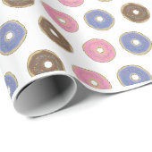 Kleurrijk papier voor het oppakken van donuts (Rol Hoek)