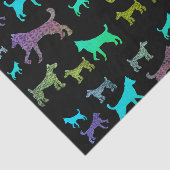 Kleurrijk papier voor honden (Detail)