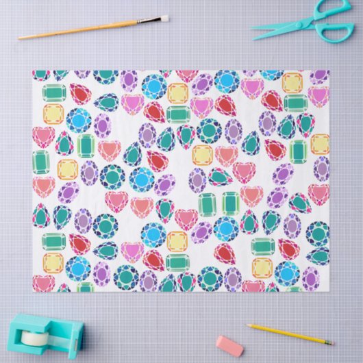 Kleurrijk papier voor kunststofweefsel (Craft)