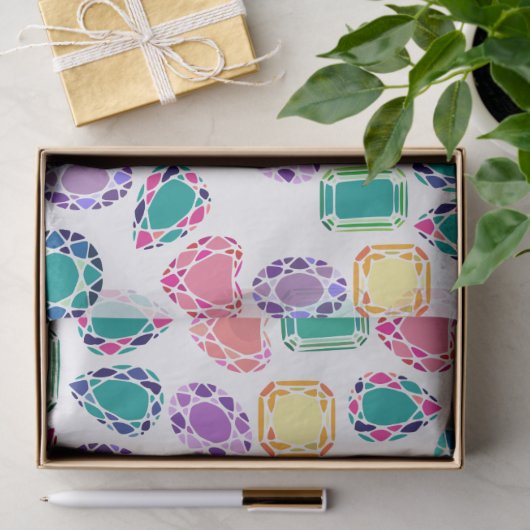 Kleurrijk papier voor kunststofweefsel (Geschenk)