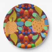 kleurrijk papieren bordje (Voorkant)