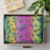 Kleurrijk papieren flessenpapier tissuepapier (Geschenk)