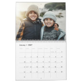 Kleurrijk Papieren Kerstbomen Foto Kalender (Jan 2027)