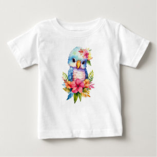 Kleurrijk Parrot Baby T-shirt