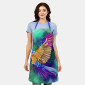 Kleurrijk Parrot Schort (Gedragen)