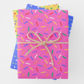 Kleurrijk Partij Celebration Patroon Wrapping Papi Inpakpapier Vel (In situ)