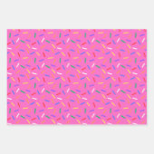 Kleurrijk Partij Celebration Patroon Wrapping Papi Inpakpapier Vel (Voorkant)