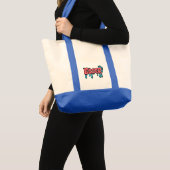 Kleurrijk Pasen Drip Tekst Graffiti Stijl Ontwerp Tote Bag (Voorkant (product))