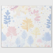 Kleurrijk Pastablaad Cadeaupapier (Vlak)