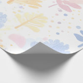 Kleurrijk Pastablaad Cadeaupapier (Hoek)