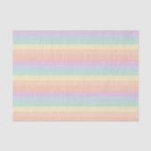 Kleurrijk pasteelregenboogstrips tissuepapier (Voorkant)