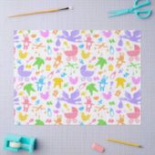 Kleurrijk Pastel Baby Tissue Papier (Craft)