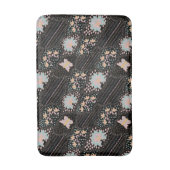 Kleurrijk Pastel Bloemmotief Vlinders Batic Patroo Badmat (Voorkant Verticaal)