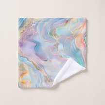 Kleurrijk Pastel Goud Agaat Marmer Decoratie