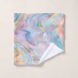 Kleurrijk Pastel Goud Agaat Marmer Decoratie Bad Handdoek