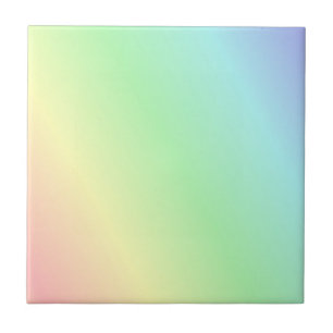 Kleurrijk pastel patroon tegeltje