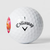 Kleurrijk Pastel Zijde Golfballen (Logo)