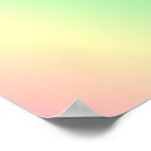 Kleurrijk pastelkleurig patroon poster (Hoek)