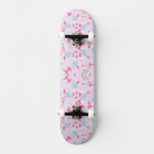 Kleurrijk pastelpatroon Laagste sneake Persoonlijk Skateboard