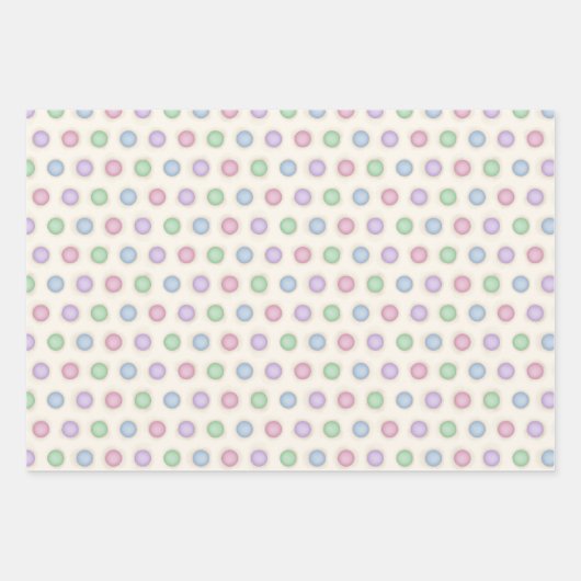 Kleurrijk Pastels Pattern Collectie Inpakpapier Vel (Voorkant 2)