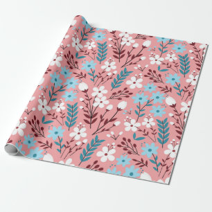 Kleurrijk pastelventilator naadloos patroon met ro cadeaupapier