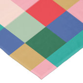 Kleurrijk Patchwork Dambord Modern Vakantieseizoen Tafelkleed (Gekanteld)