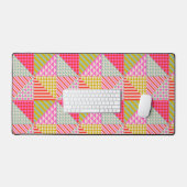 Kleurrijk Patchwork Esthetisch Bureaumatje Muismat Bureaumat (Keyboard & Muis)
